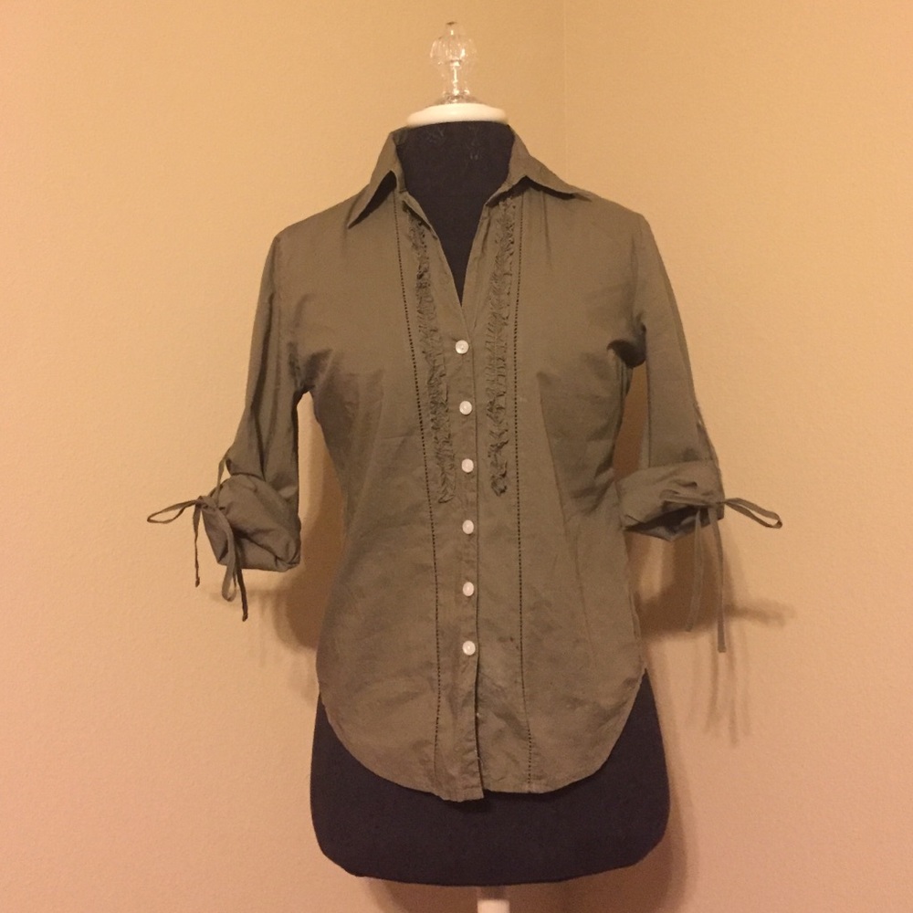 ❤️ Ralph Lauren Denim Supply Army Green Blouse ❤️